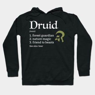 D&D Druid Class Definition Hoodie